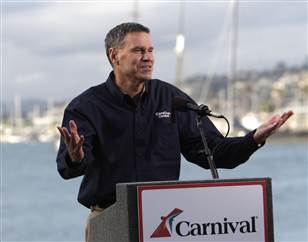 Carnival President Gerry Cahill